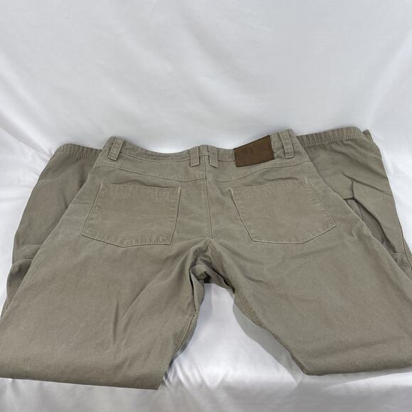 Justin Boots Cat 2 Flame Resistant FR Work Pants Size 36x36 Tan Canvas - Picture 5 of 8